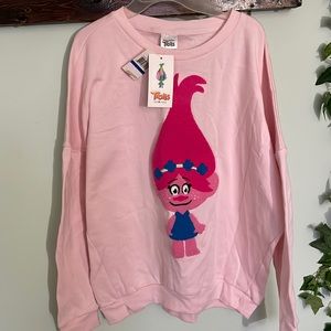 Pink trolls sweater